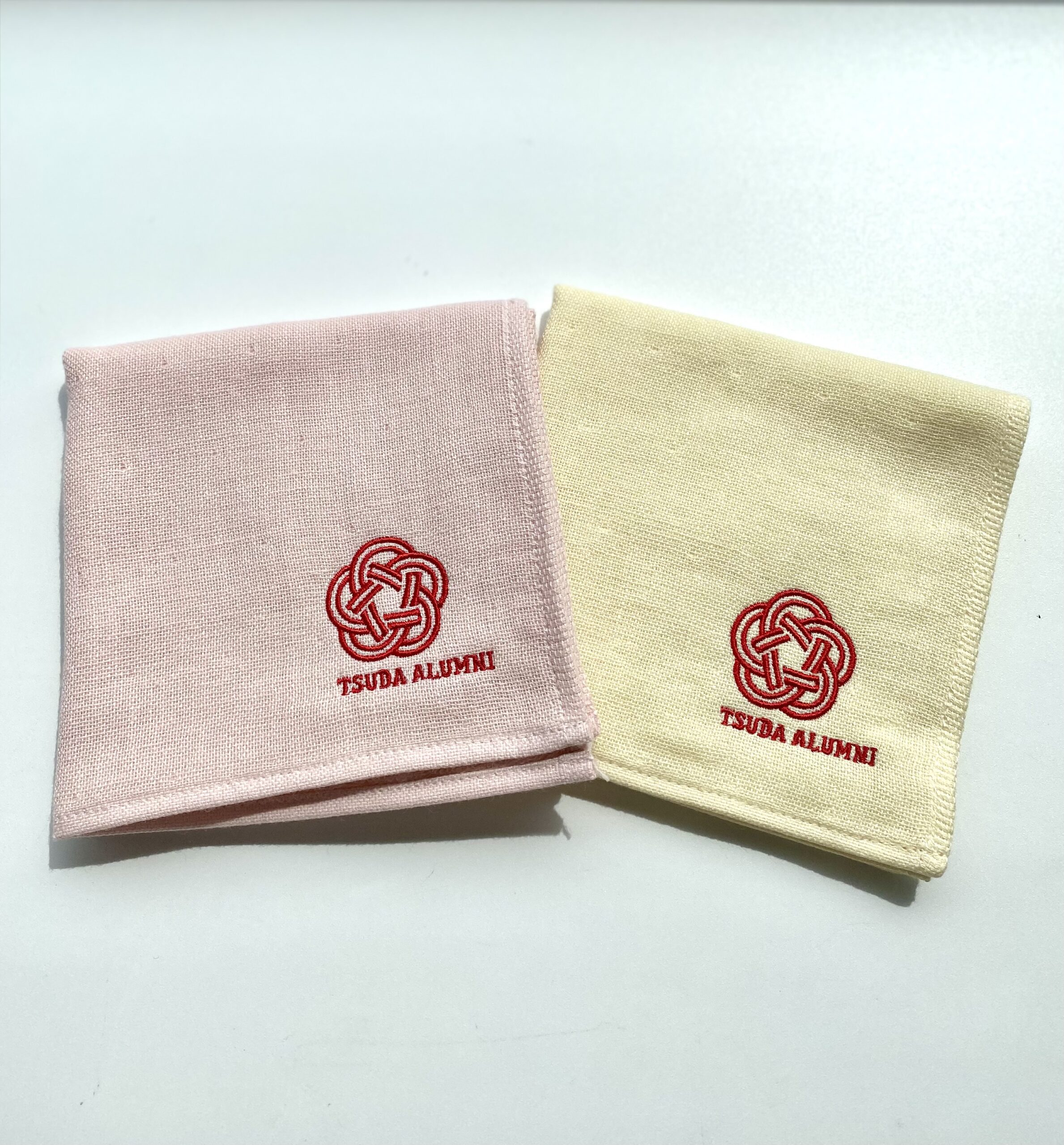同窓会オリジナル今治ガーゼ＆パイルハンカチ